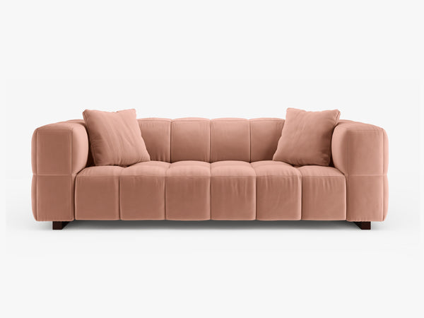 3-Seater Sofa Bed – Modern Convertible Couch with Quilted Design W260