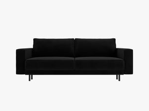 Convertible 3-Seater Sofa Bed with Storage & Classic Design W236