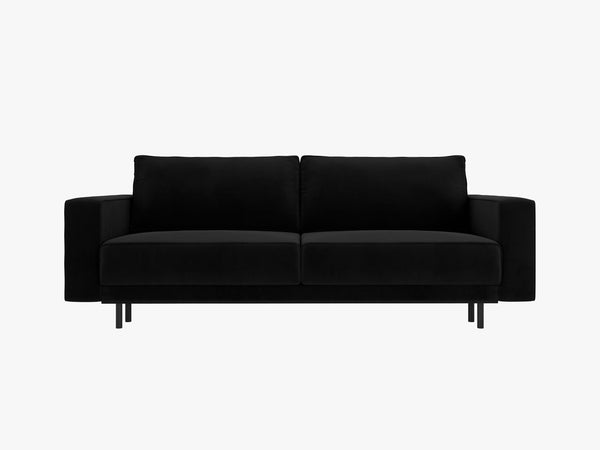 Convertible 3-Seater Sofa Bed with Storage & Classic Design W236