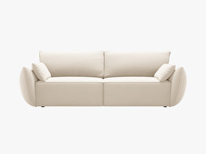 3-Seater Sofa Bed with Storage & Modern Cubic Design W244