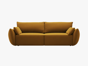 3-Seater Sofa Bed with Storage & Modern Cubic Design W244