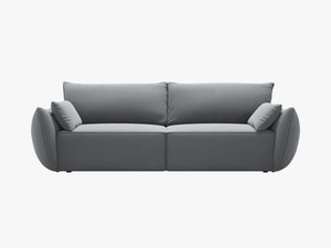 3-Seater Sofa Bed with Storage & Modern Cubic Design W244