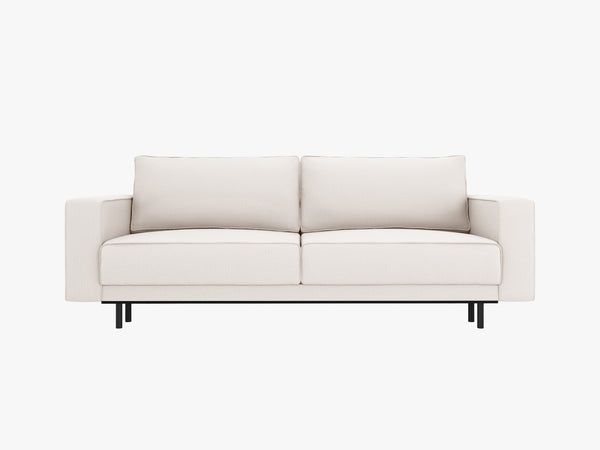 Convertible 3-Seater Sofa Bed with Storage & Classic Design W236