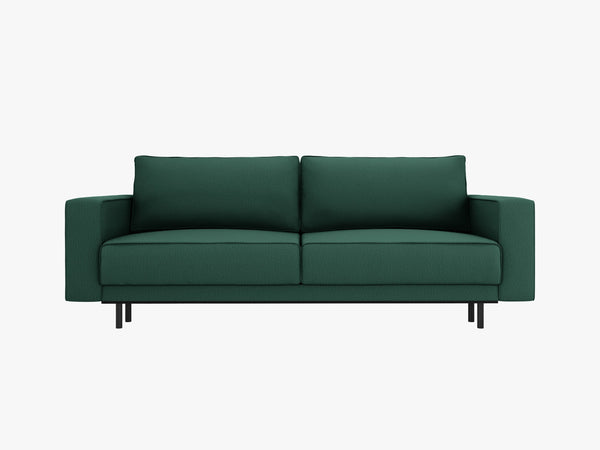 Convertible 3-Seater Sofa Bed with Storage & Classic Design W236