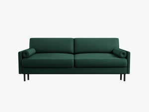 Convertible 3-Seater Sofa Bed with Storage & Classic Design W212