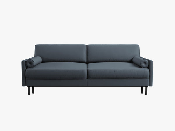Convertible 3-Seater Sofa Bed with Storage & Classic Design W212