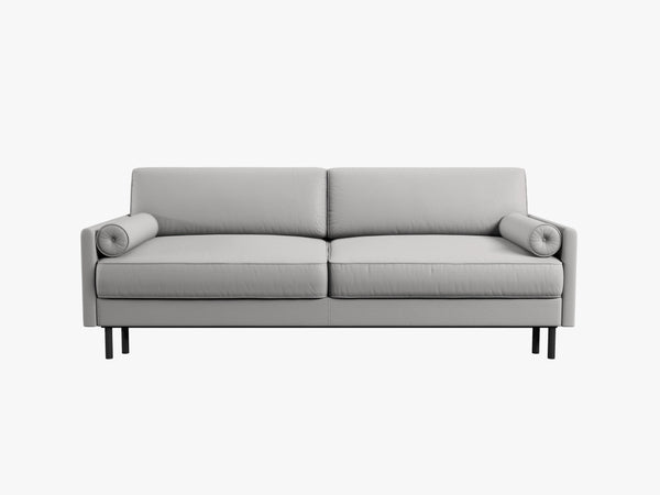 Convertible 3-Seater Sofa Bed with Storage & Classic Design W212