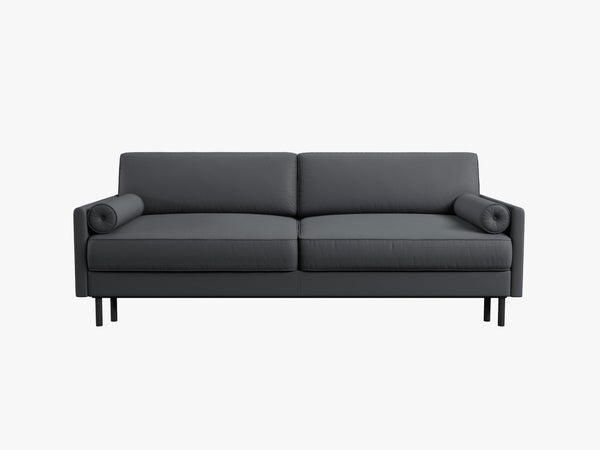 Convertible 3-Seater Sofa Bed with Storage & Classic Design W212
