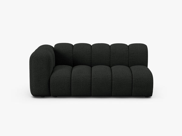 Modern Curved 3-Seater Sofa – Upholstered Modular Lounge Couch W175