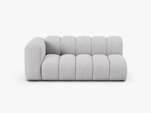Modern Curved 3-Seater Sofa – Upholstered Modular Lounge Couch W175