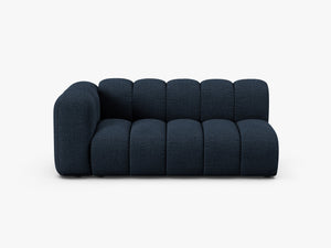 Modern Curved 3-Seater Sofa – Upholstered Modular Lounge Couch W175