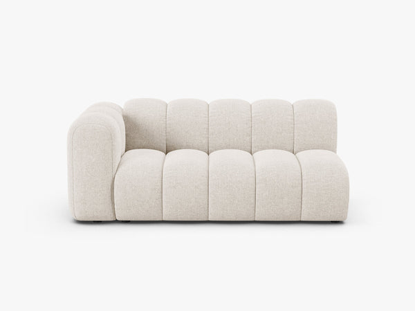 Modern Curved 3-Seater Sofa – Upholstered Modular Lounge Couch W175