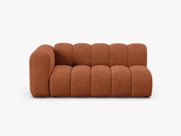 Modern Curved 3-Seater Sofa – Upholstered Modular Lounge Couch W175