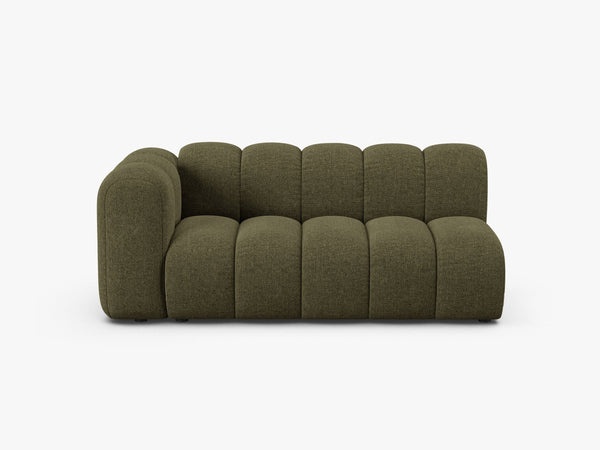 Modern Curved 3-Seater Sofa – Upholstered Modular Lounge Couch W175