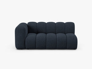 Modern Curved 3-Seater Sofa – Upholstered Modular Lounge Couch W175