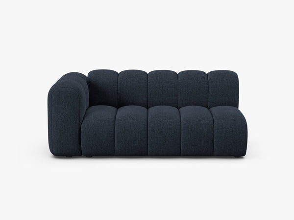 Modern Curved 3-Seater Sofa – Upholstered Modular Lounge Couch W175
