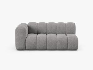 Modern Curved 3-Seater Sofa – Upholstered Modular Lounge Couch W175