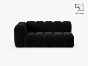 Modern Curved 3-Seater Sofa – Upholstered Modular Lounge Couch W175