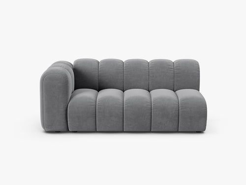 Modern Curved 3-Seater Sofa – Upholstered Modular Lounge Couch W175