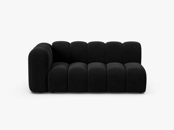 Modern Curved 3-Seater Sofa – Upholstered Modular Lounge Couch W175