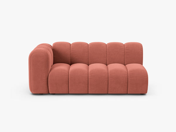 Modern Curved 3-Seater Sofa – Upholstered Modular Lounge Couch W175