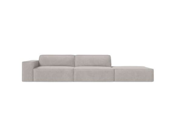 Modular 3-Seater Sofa with Medium-Soft Comfort & Modern Design W262