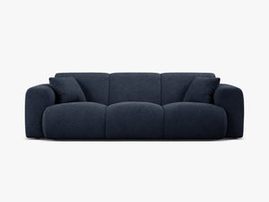 Elegant 3-Seater Sofa with Rounded Design & Soft Comfort W235