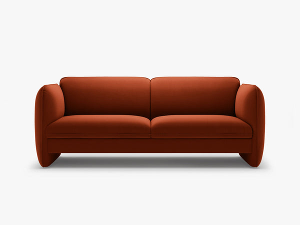 Modern 3-Seater Sofa – Sculptural Bench Style Upholstered Couch W204