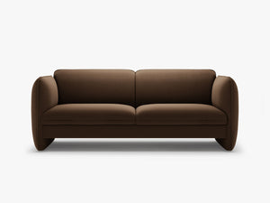 Modern 3-Seater Sofa – Sculptural Bench Style Upholstered Couch W204
