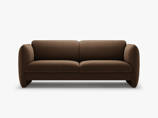 Modern 3-Seater Sofa – Sculptural Bench Style Upholstered Couch W204