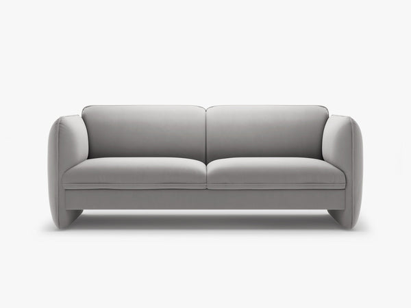 Modern 3-Seater Sofa – Sculptural Bench Style Upholstered Couch W204