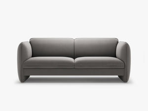 Modern 3-Seater Sofa – Sculptural Bench Style Upholstered Couch W204