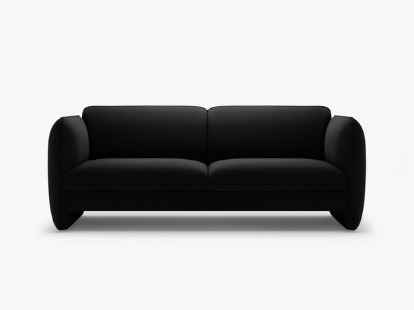 Modern 3-Seater Sofa – Sculptural Bench Style Upholstered Couch W204