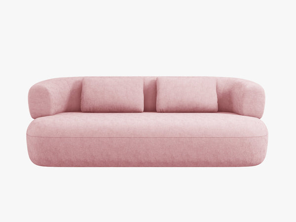 Compact 2-Seater Sofa with Curved Design & Soft Comfort W178