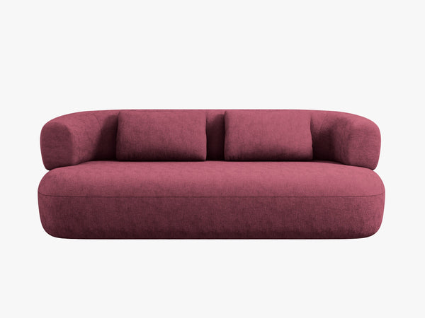 Compact 2-Seater Sofa with Curved Design & Soft Comfort W178
