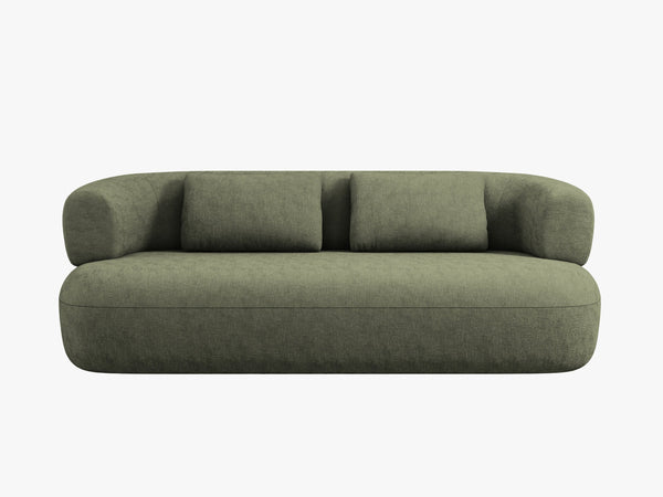 Compact 2-Seater Sofa with Curved Design & Soft Comfort W178