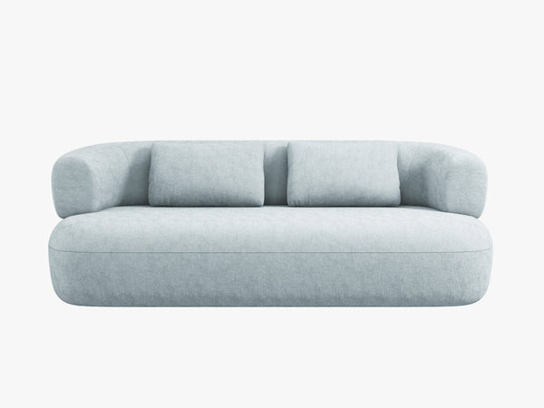 Compact 2-Seater Sofa with Curved Design & Soft Comfort W178