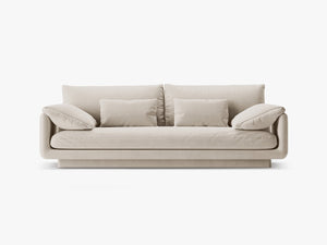 Modern 3-Seater Sofa with Adjustable Armrests & Soft Comfort W220
