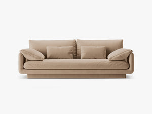 Modern 3-Seater Sofa with Adjustable Armrests & Soft Comfort W220
