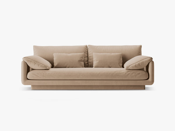 Modern 3-Seater Sofa with Adjustable Armrests & Soft Comfort W220