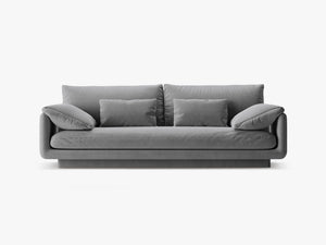 Modern 3-Seater Sofa with Adjustable Armrests & Soft Comfort W220