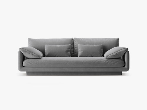Modern 3-Seater Sofa with Adjustable Armrests & Soft Comfort W220