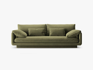 Modern 3-Seater Sofa with Adjustable Armrests & Soft Comfort W220