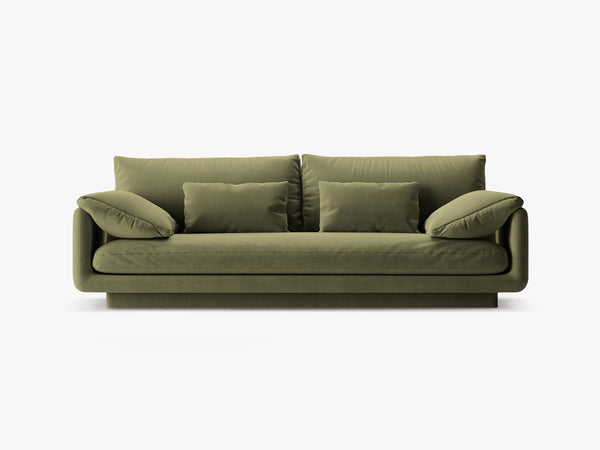 Modern 3-Seater Sofa with Adjustable Armrests & Soft Comfort W220