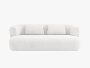 Compact 2-Seater Sofa with Curved Design & Soft Comfort W178