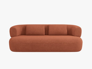 Compact 2-Seater Sofa with Curved Design & Soft Comfort W178