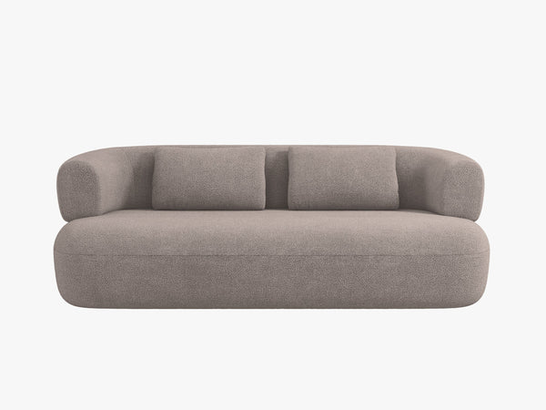 Compact 2-Seater Sofa with Curved Design & Soft Comfort W178