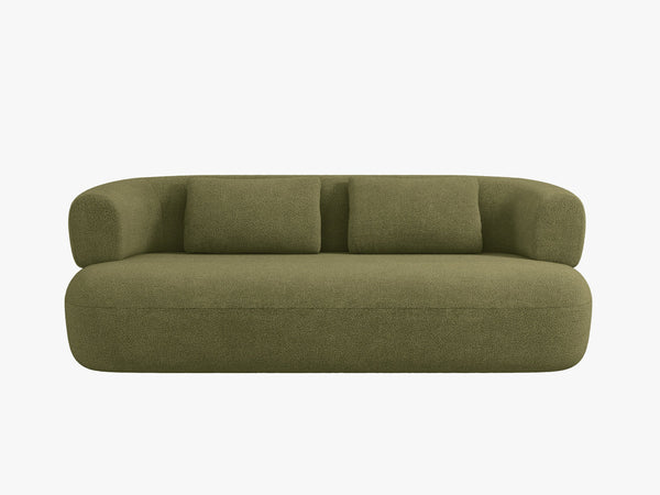 Compact 2-Seater Sofa with Curved Design & Soft Comfort W178