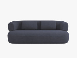 Compact 2-Seater Sofa with Curved Design & Soft Comfort W178