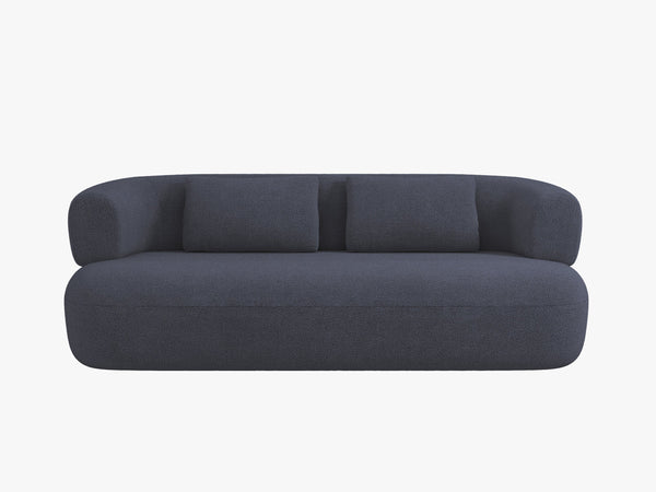 Compact 2-Seater Sofa with Curved Design & Soft Comfort W178